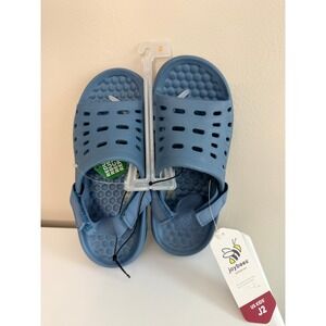Joybees Adventure Sandal Kids Size J2 Blue Lightweight Water Slides NWT
